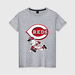 Женская футболка Cincinnati reds - baseball team - talisman