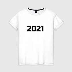 Женская футболка 2021 - новый год