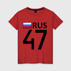 Женская футболка RUS 47