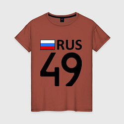Женская футболка RUS 49