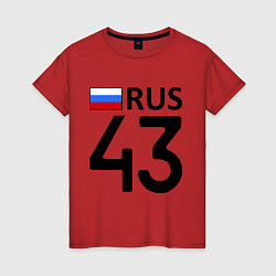 Женская футболка RUS 43