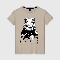 Женская футболка Космонавт