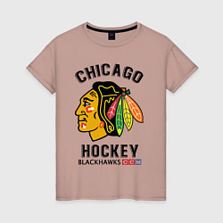 Женская футболка CHICAGO BLACKHAWKS NHL