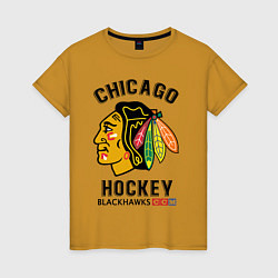Женская футболка CHICAGO BLACKHAWKS NHL