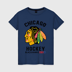 Женская футболка CHICAGO BLACKHAWKS NHL