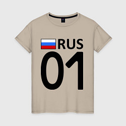 Женская футболка RUS 01