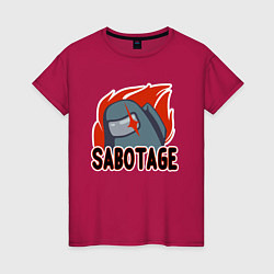 Женская футболка Among Us Sabotage