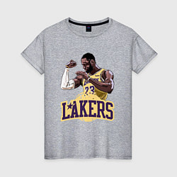 Женская футболка LeBron - Lakers