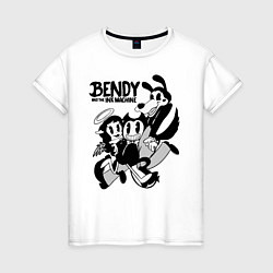 Женская футболка Bendy And The Ink Machine