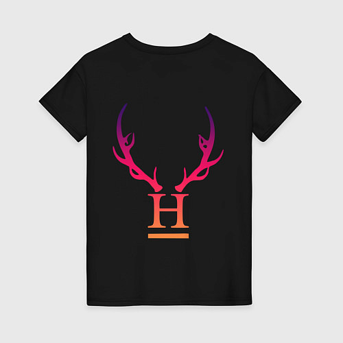 Женская футболка Hannibal / Черный – фото 2