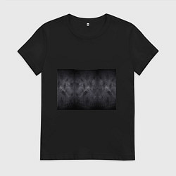 Футболка хлопковая женская ЛАДОНИ УШЕДШИХ, цвет: черный