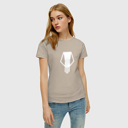 Футболка хлопковая женская Bakugo t-shirt, цвет: миндальный — фото 2