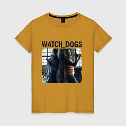 Женская футболка Watch dogs Z