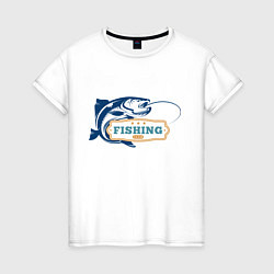 Женская футболка Клуб рыбака 2
