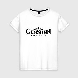 Женская футболка Genshin Impact Logo Z