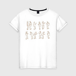 Женская футболка Роковой танец