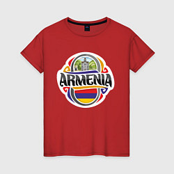 Женская футболка Армения