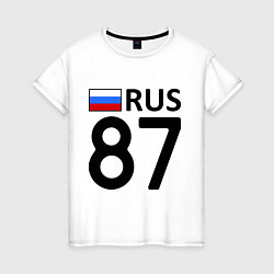 Женская футболка RUS 87
