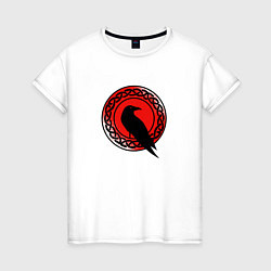 Женская футболка Хипстерский Ворон