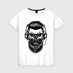 Футболка хлопковая женская Hipster, цвет: белый