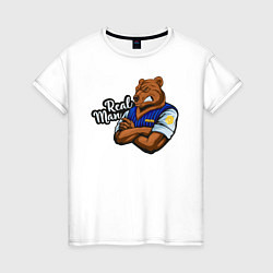 Женская футболка Крутой медведь mr Bear
