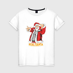 Женская футболка ReaL SANTA