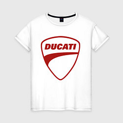 Женская футболка Ducati Logo Дукати Лого Z