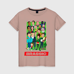 Женская футболка Brassic Art Голяк
