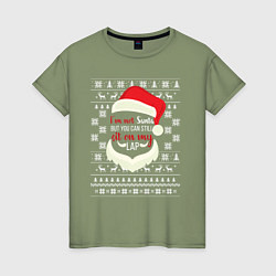 Женская футболка Im not Santa