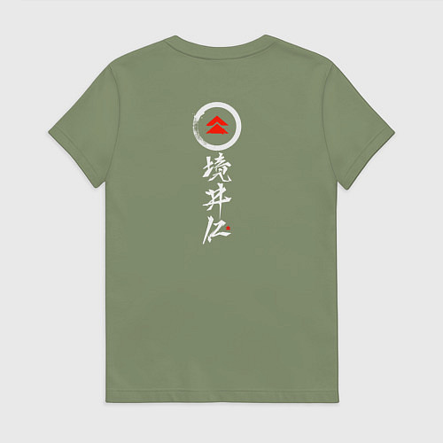 Женская футболка Ghost of Tsushima / Авокадо – фото 2