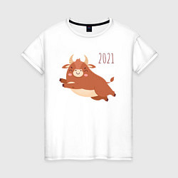 Женская футболка Год быка 2021