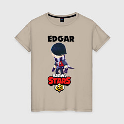 Женская футболка BRAWL STARS EDGAR