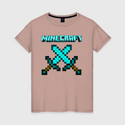 Женская футболка Minecraft