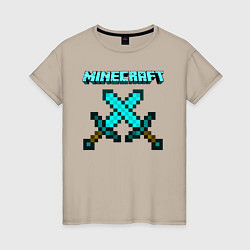Женская футболка Minecraft