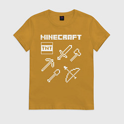 Женская футболка Minecraft