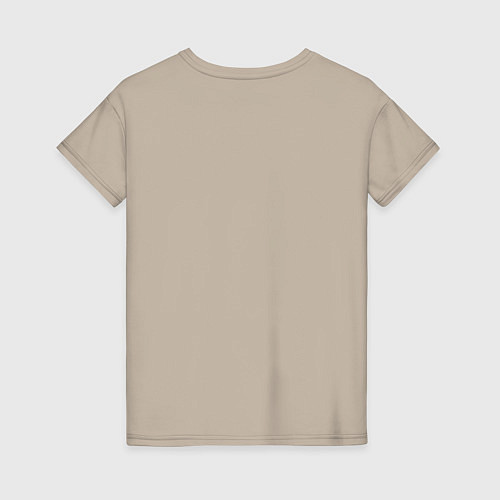 Женская футболка Яхта в океане / Миндальный – фото 2
