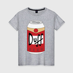 Женская футболка Duff Beer