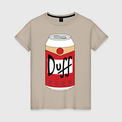 Женская футболка Duff Beer