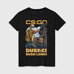 Женская футболка Rush long