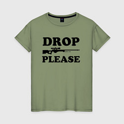 Женская футболка Drop Please