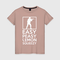 Женская футболка Изи пизи лемон сквизи CS GO