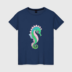 Женская футболка Морской конек