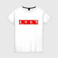 Женская футболка АннаAnna