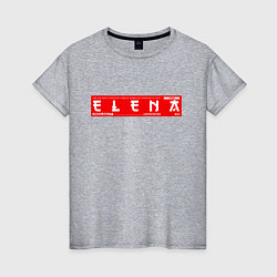 Женская футболка ЕленаElena