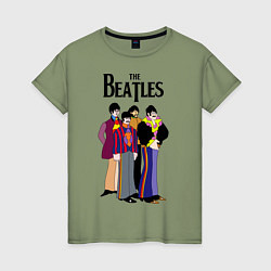 Женская футболка THE BEATLES