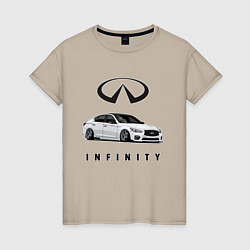 Женская футболка Infinfity Car