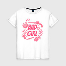 Женская футболка Bad girl