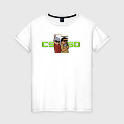 Женская футболка CS GO Мультяхи