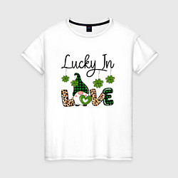 Женская футболка Удачи в любви