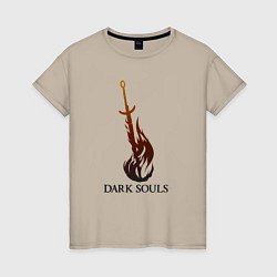 Женская футболка Dark Souls - Bonfire